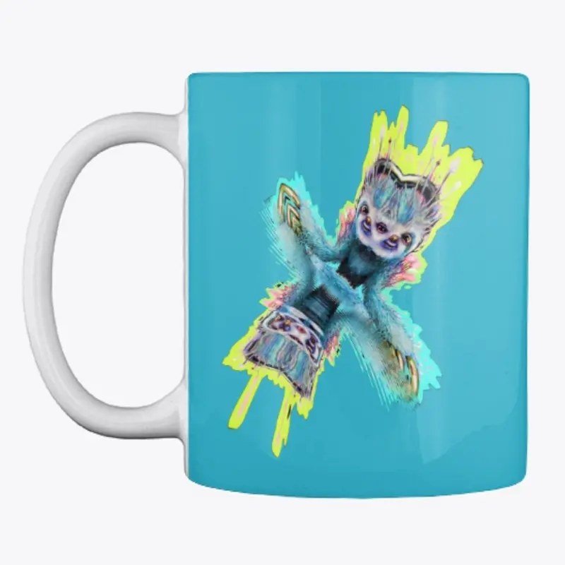 Sloth DJ Mug