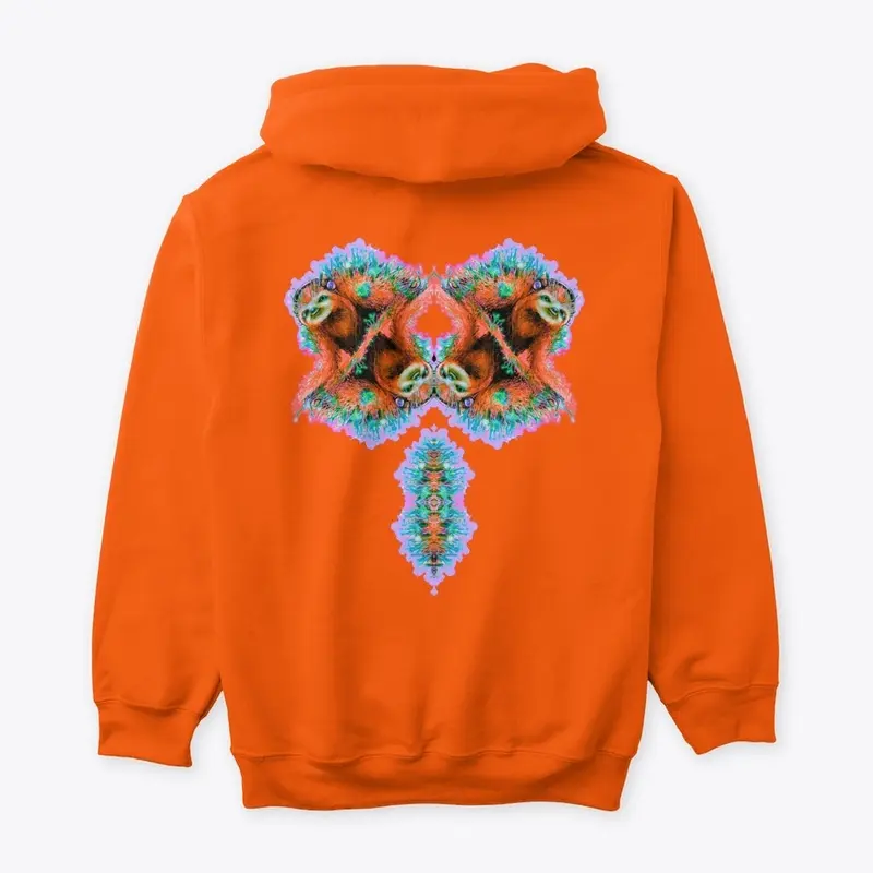 Orange Sloth Garden Hoodies and Ts